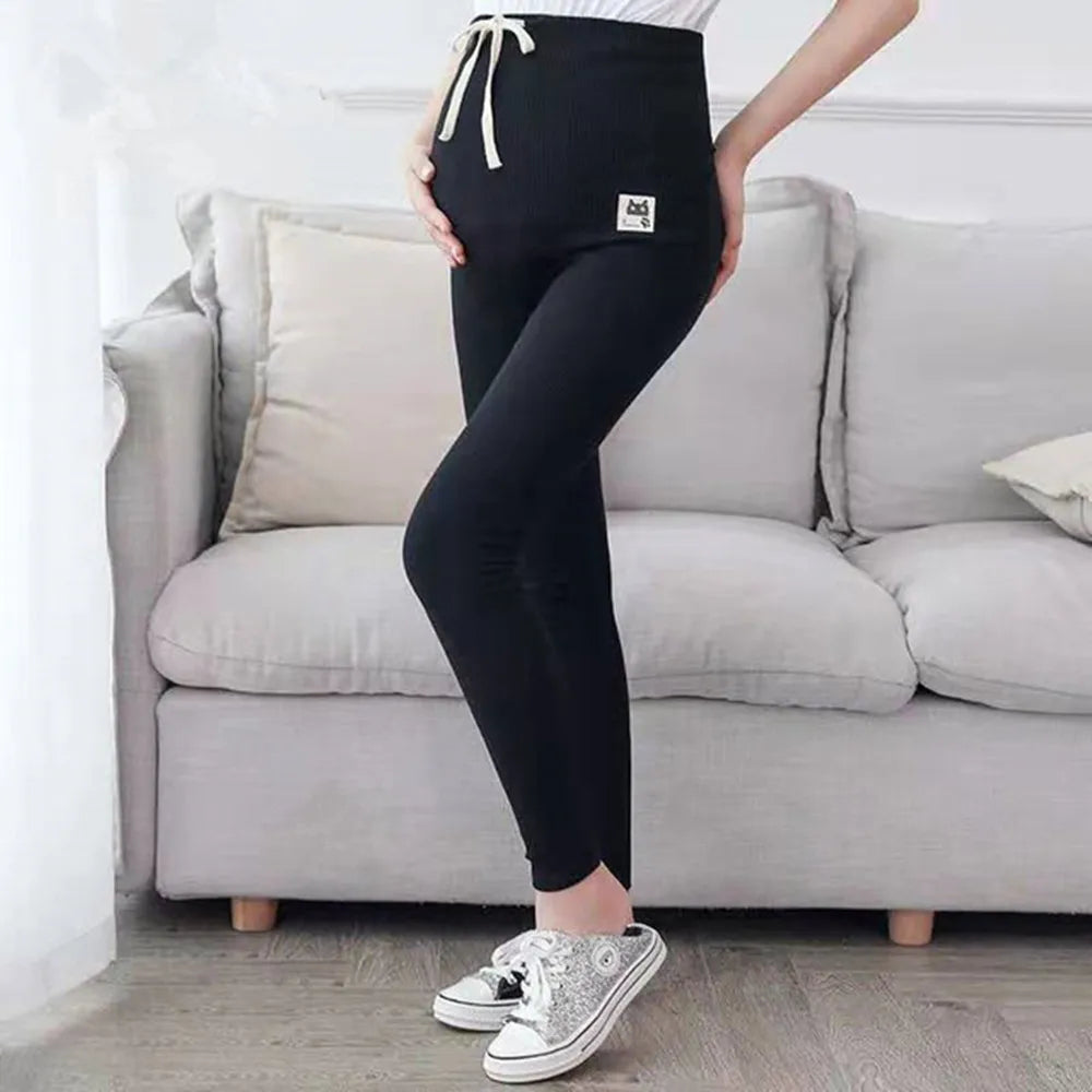 Maternity Pants with Soft Slim Adjustable Waist