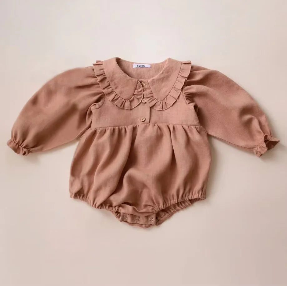Baby Girl Long Sleeve Romper