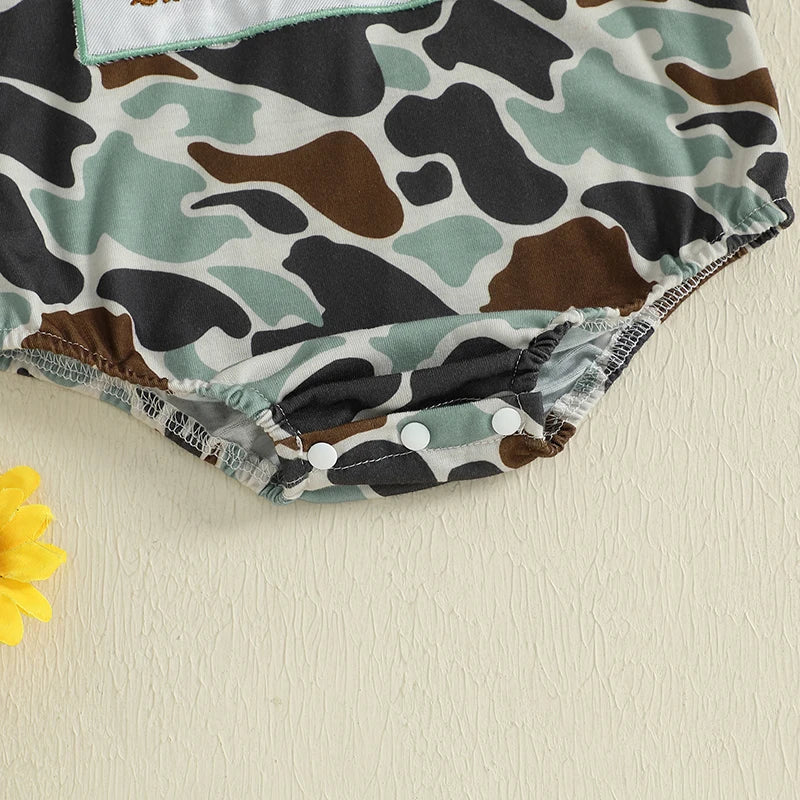 Camo Print Daddy's Buddy Bubble Romper