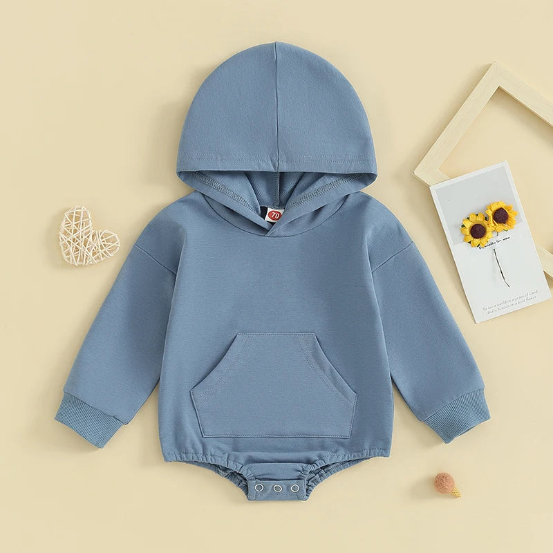 Hooded Long Sleeve Romper