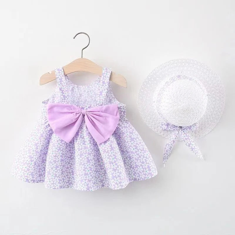 Baby Girl Dress And Hat