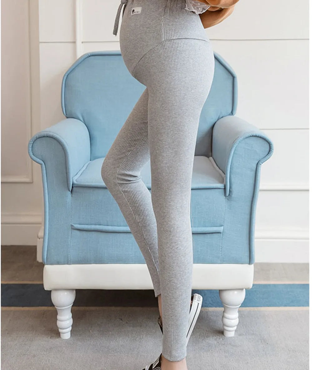 Maternity Pants with Soft Slim Adjustable Waist