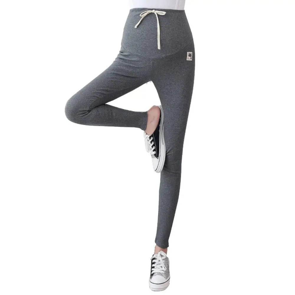 Maternity Pants with Soft Slim Adjustable Waist