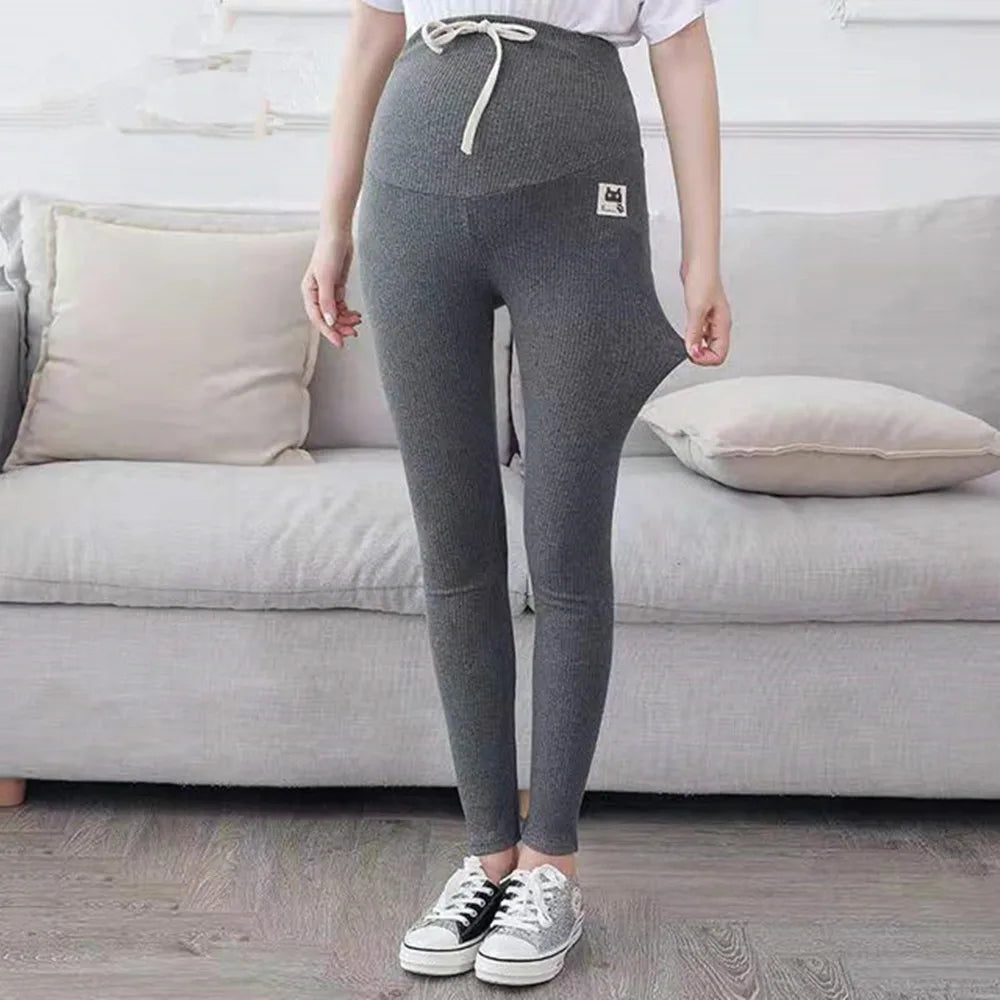 Maternity Pants with Soft Slim Adjustable Waist