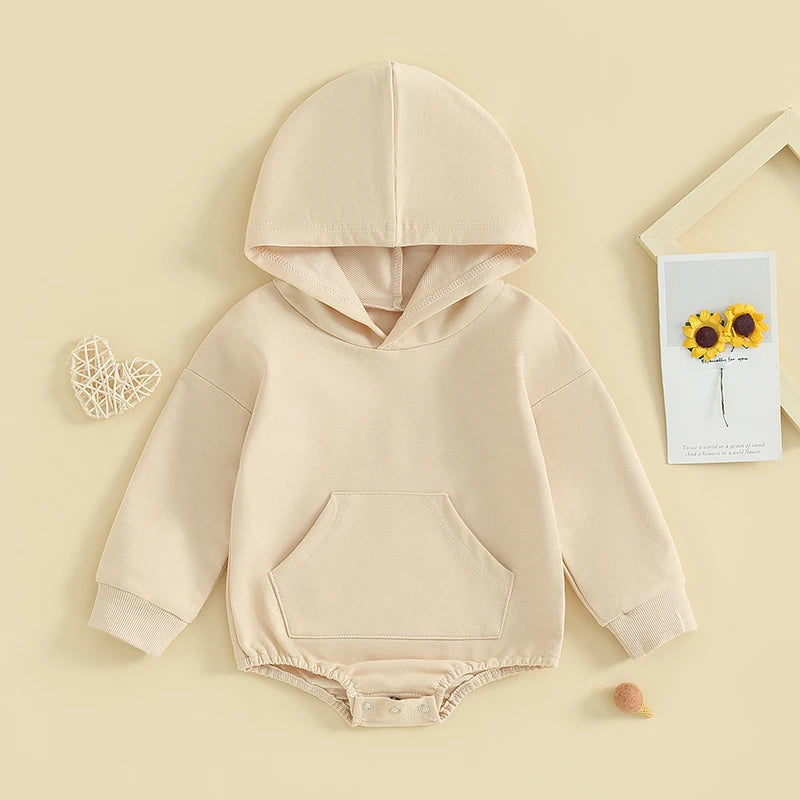 Hooded Long Sleeve Romper