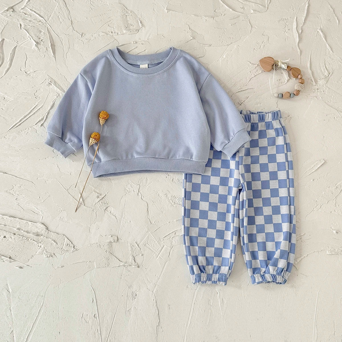 2 Piece Long Sleeve Pants Set