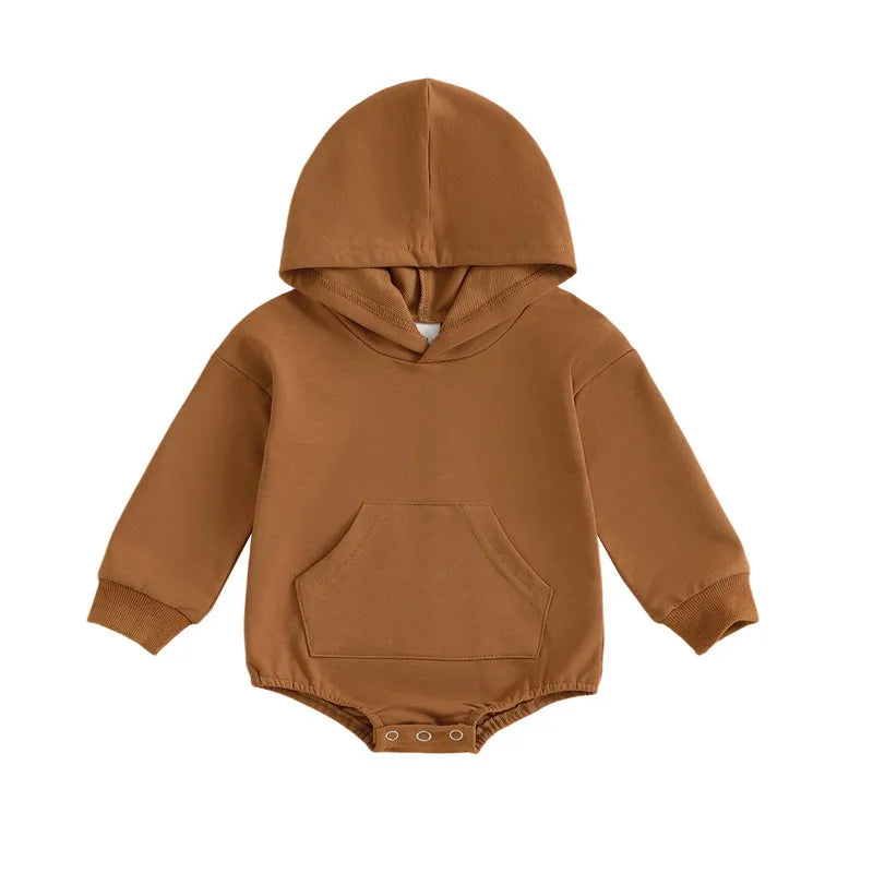 Hooded Long Sleeve Romper