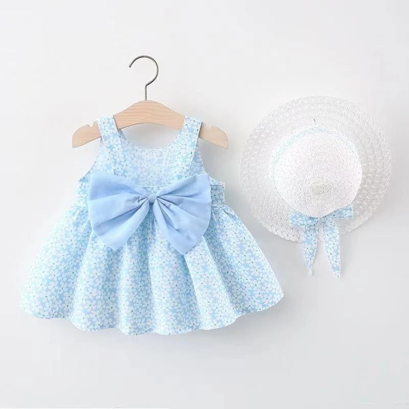 Baby Girl Dress And Hat