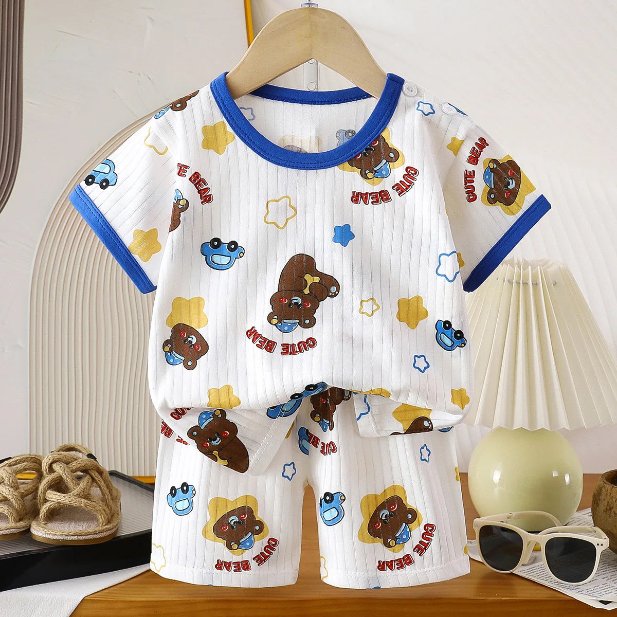 2 Piece Children Clothing  Short Sleeve