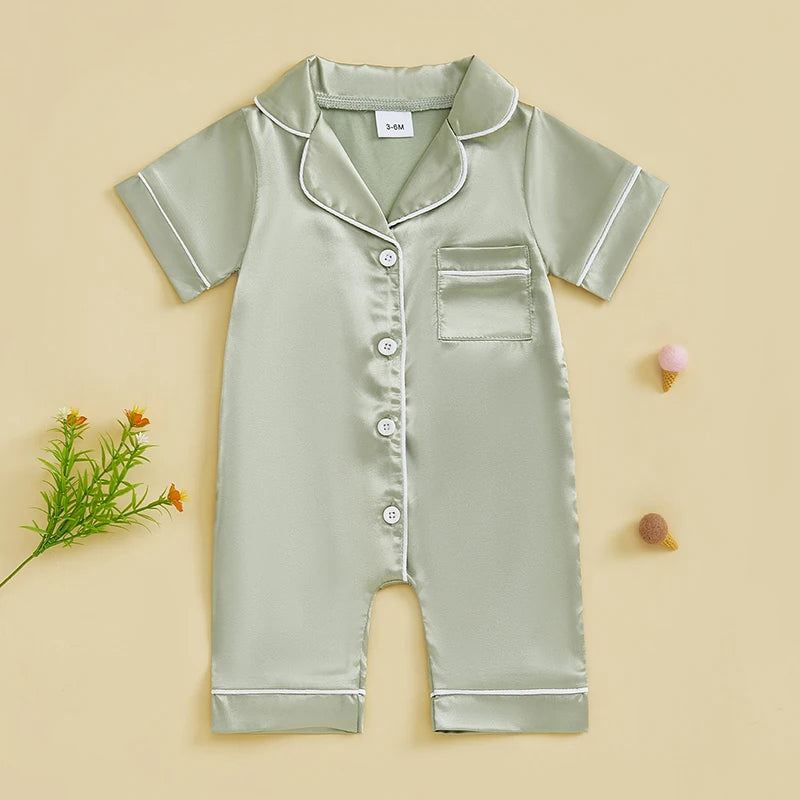 Gender Neutral Satin Pajamas