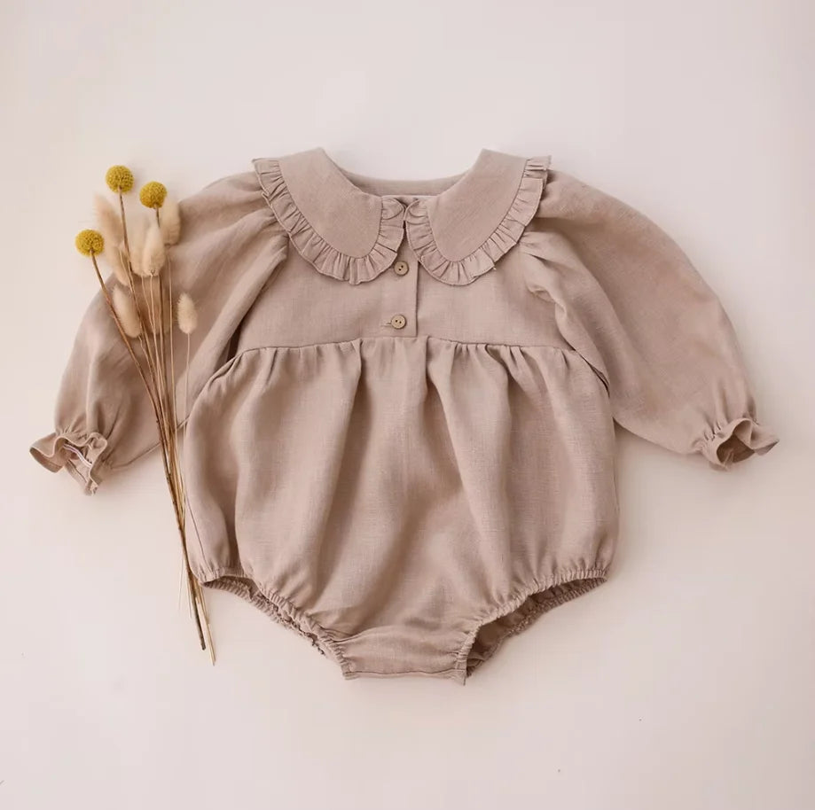 Baby Girl Long Sleeve Romper