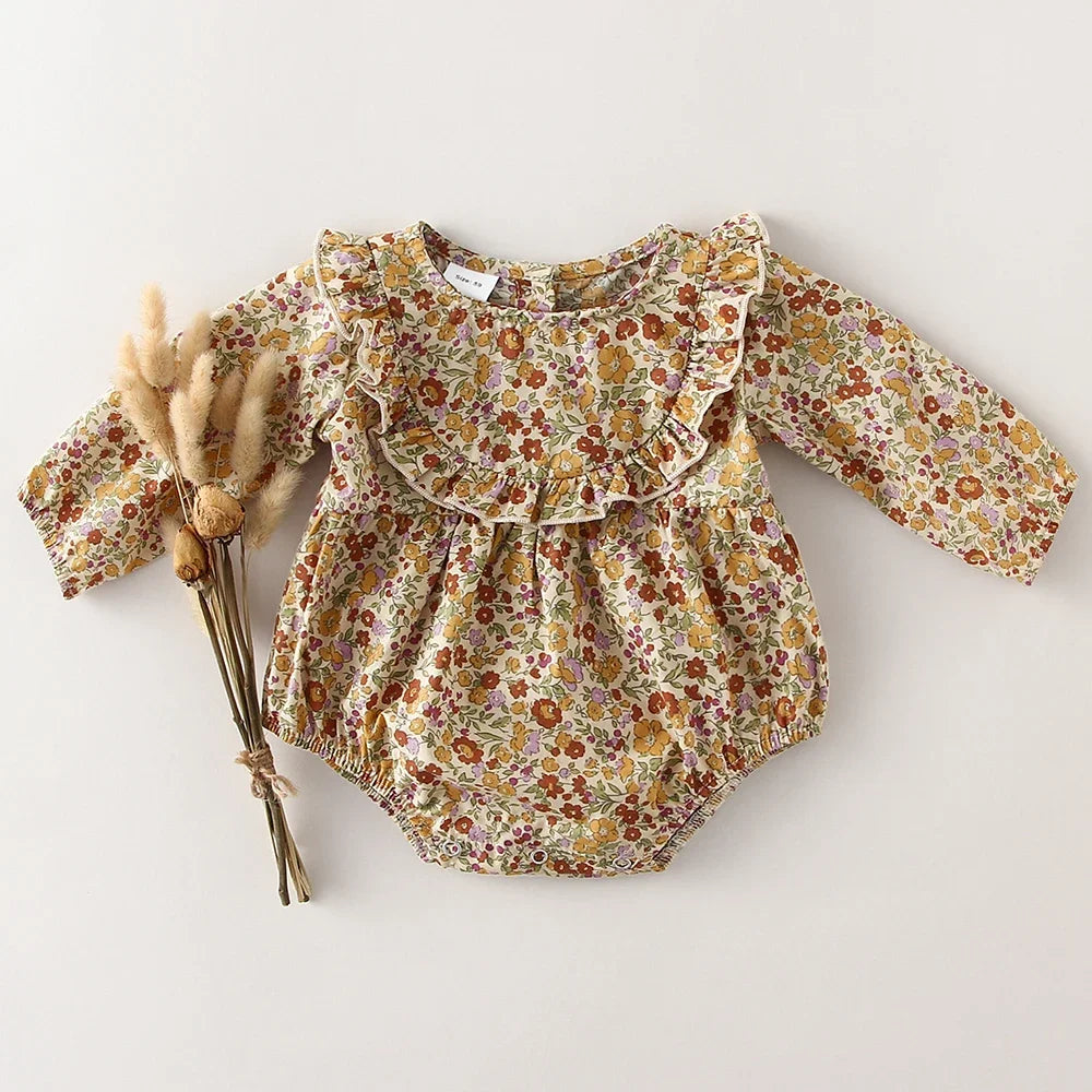Baby Girl Long Sleeve Romper