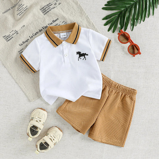 Boys Clothes Set T-Shirt And Shorts
