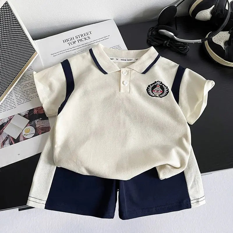Boys T Shirt And Shorts 2 Piece Set