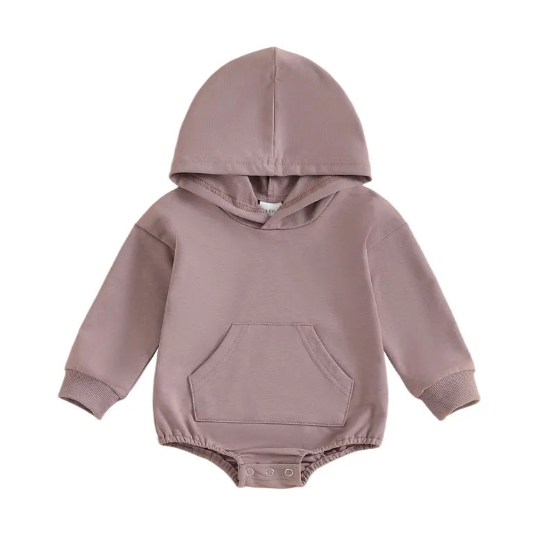 Hooded Long Sleeve Romper