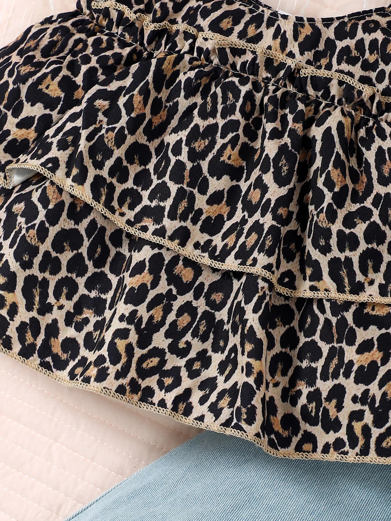3 PieceToddler Girl Set Leopard Print