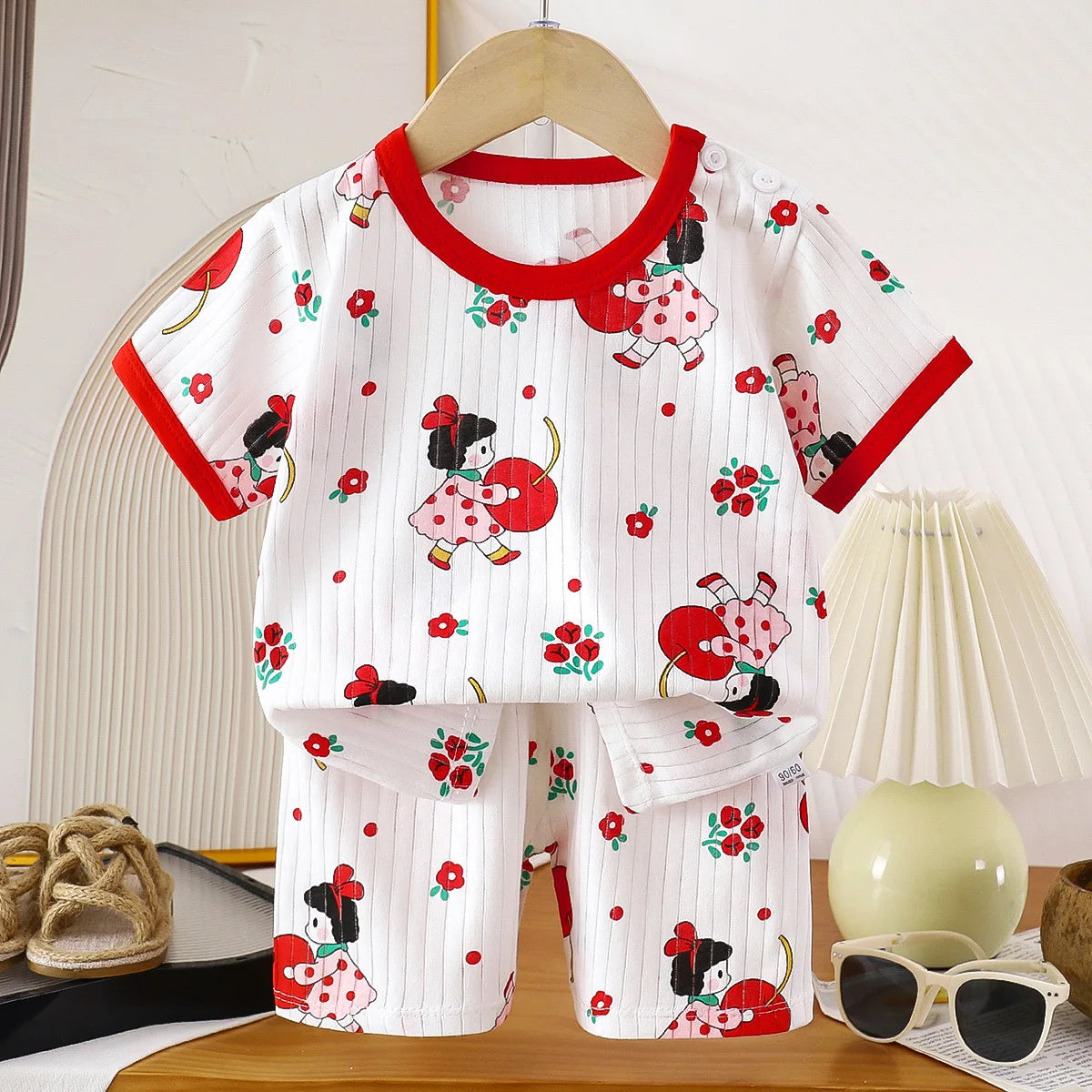 2 Piece Children Clothing Set  Short Sleeve