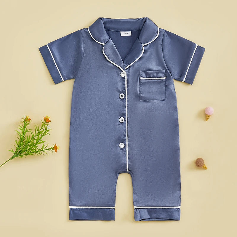 Gender Neutral Satin Pajamas