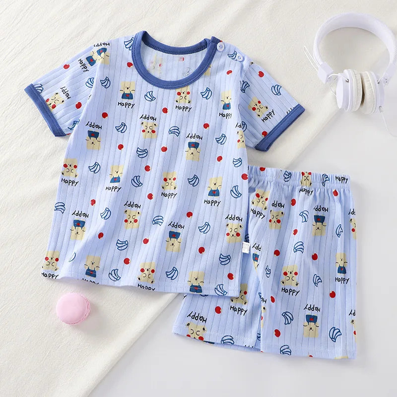 2 Piece Children Clothing  Short Sleeve