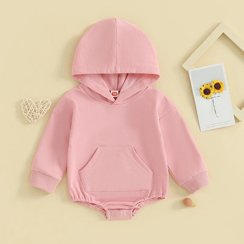 Hooded Long Sleeve Romper