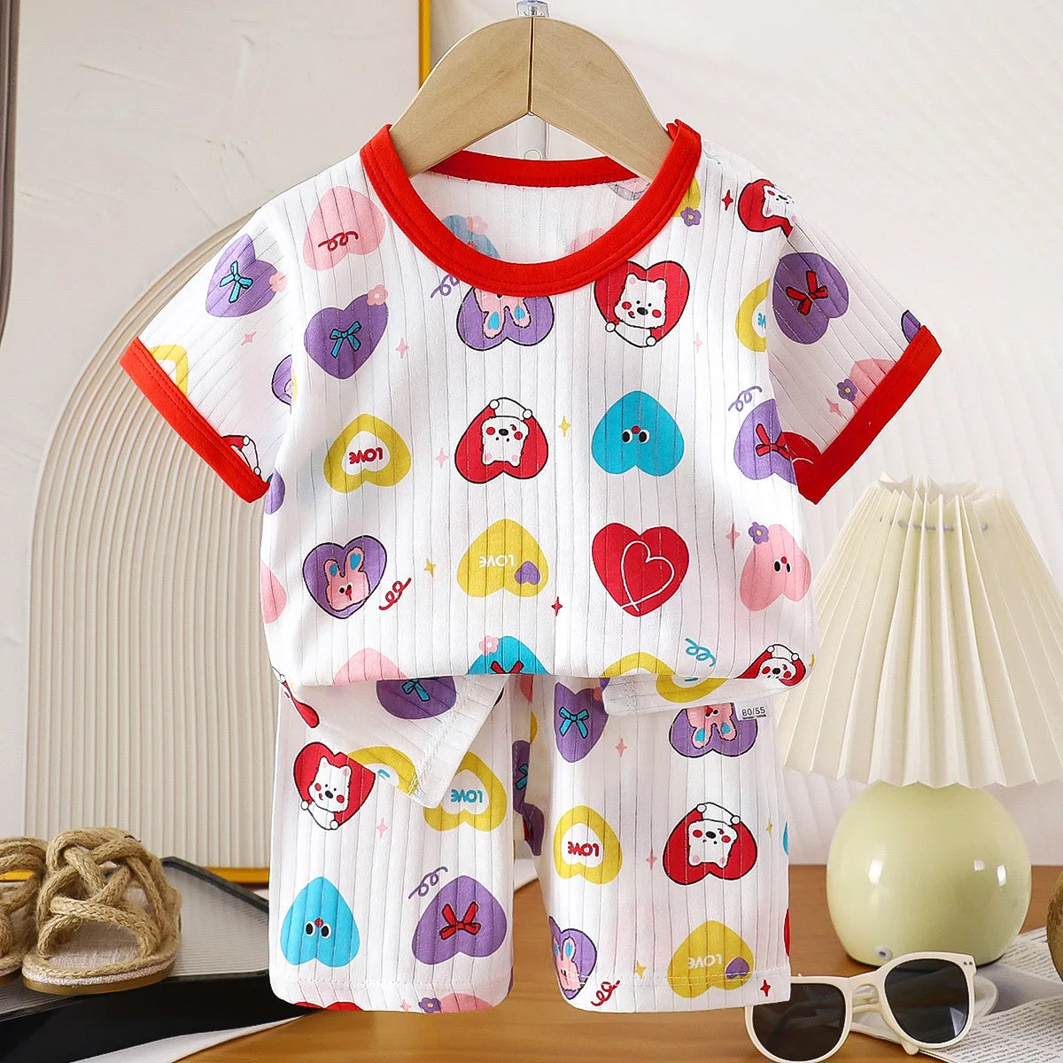 2 Piece Children Clothing Set  Short Sleeve