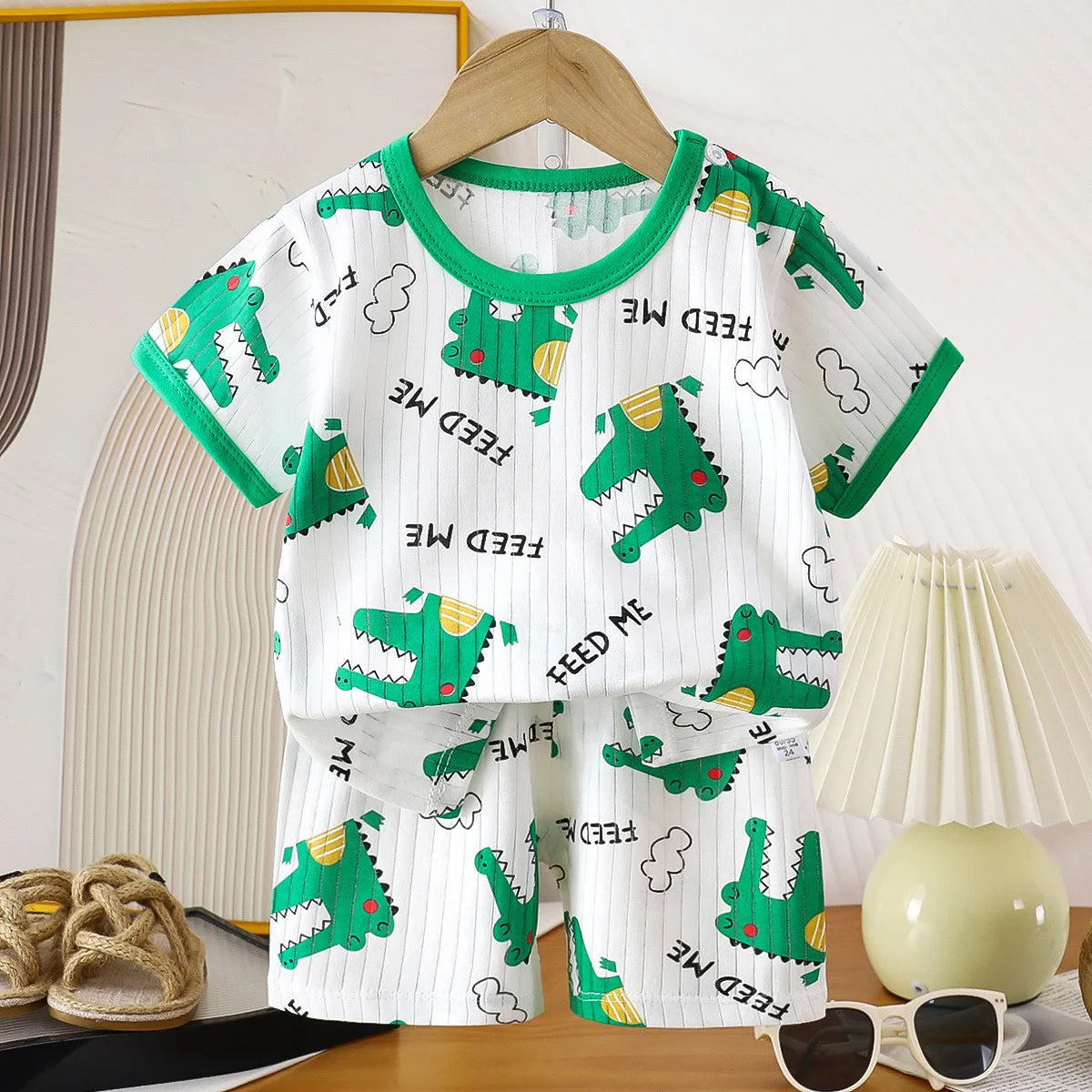 2 Piece Children Clothing  Short Sleeve