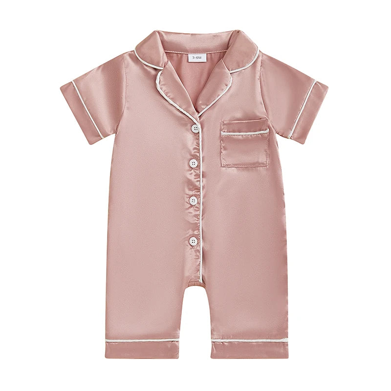 Gender Neutral Satin Pajamas