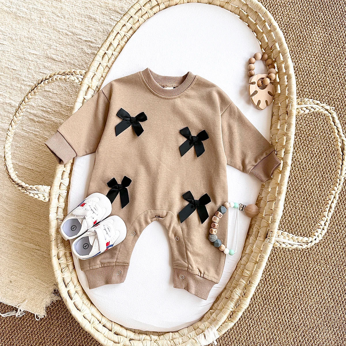 Baby Girls Bow Jumper