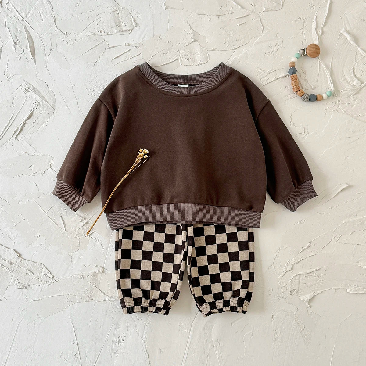 2 Piece Long Sleeve Pants Set