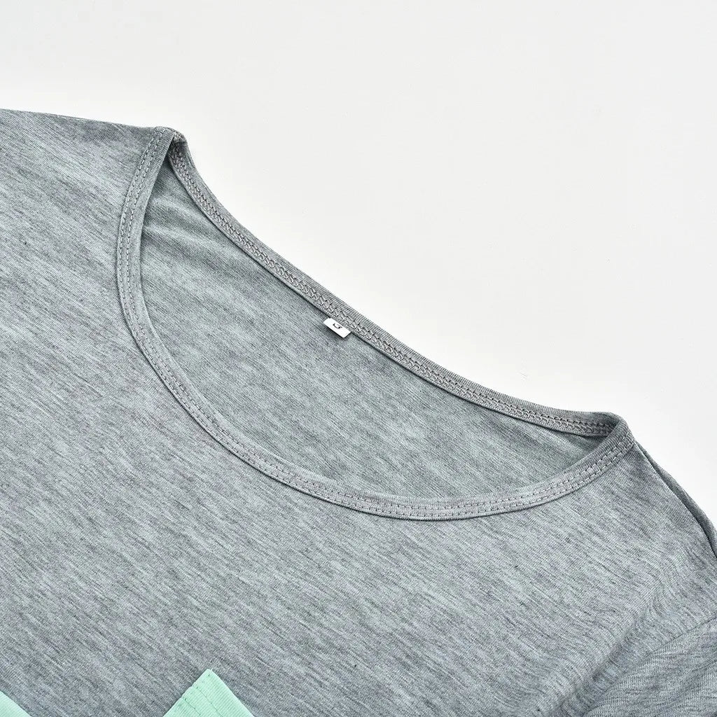 Breastfeeding T Shirts Casual Loose Long Sleeve