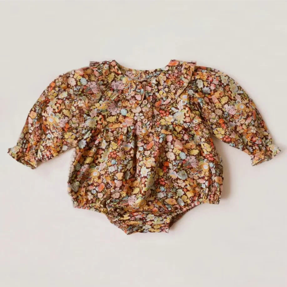 Baby Girl Long Sleeve Romper