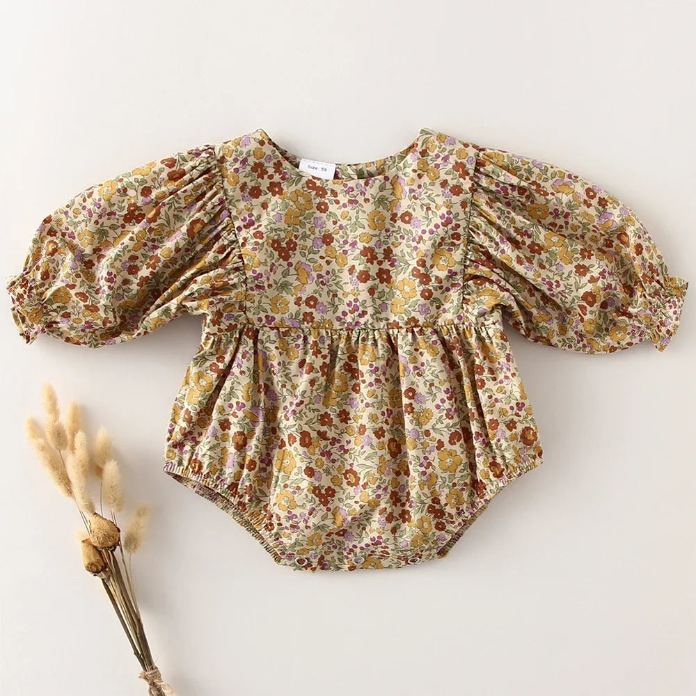 Baby Girl Long Sleeve Romper