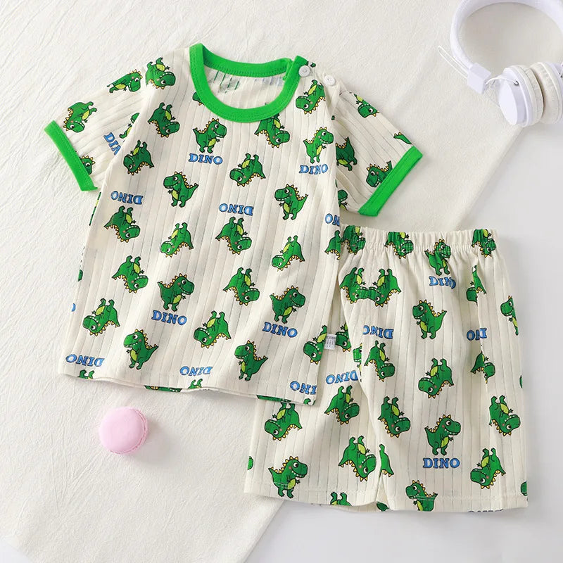 2 Piece Children Clothing  Short Sleeve
