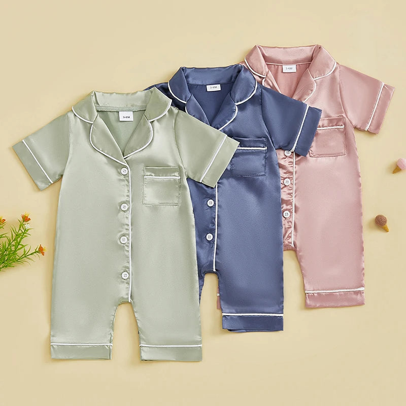 Gender Neutral Satin Pajamas