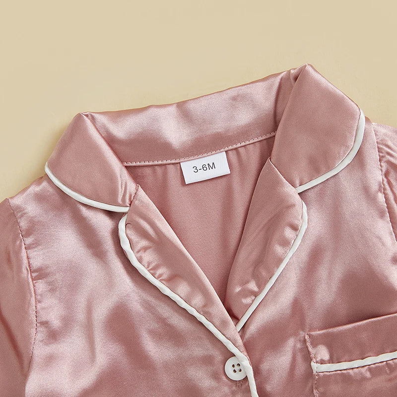 Gender Neutral Satin Pajamas
