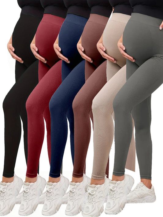 Womens Butterluxe Maternity Leggings Over The Belly