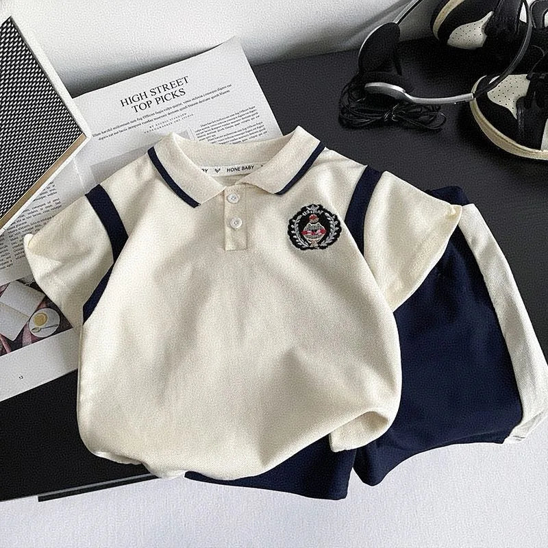Boys T Shirt And Shorts 2 Piece Set