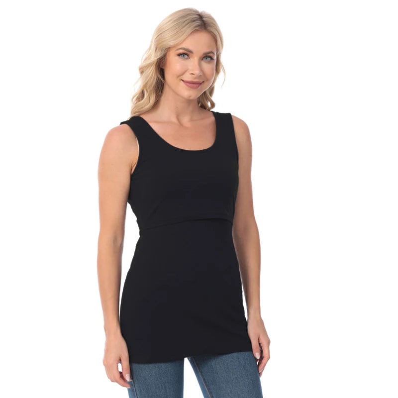 Maternity Breast Feeding Friendly Tops