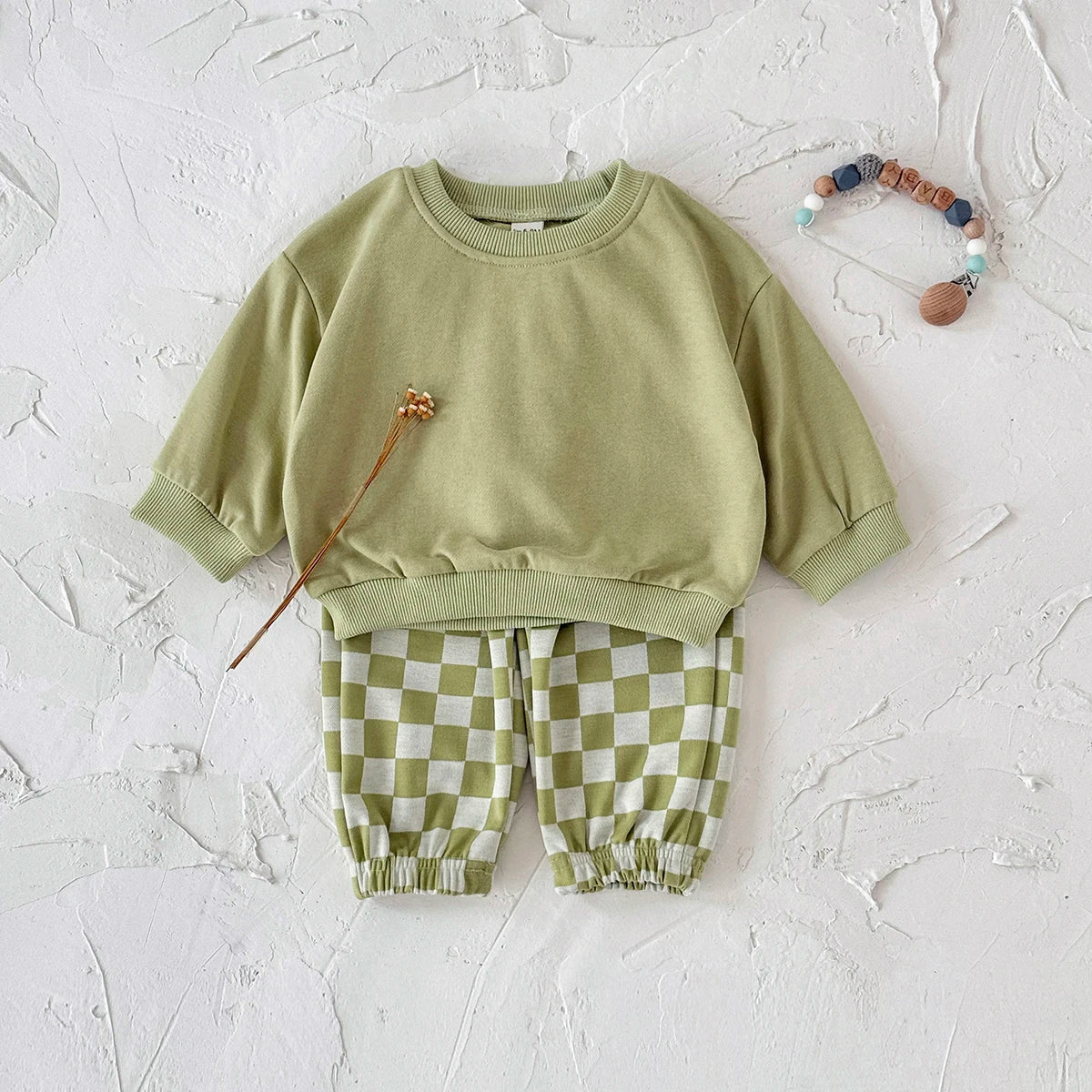 2 Piece Long Sleeve Pants Set