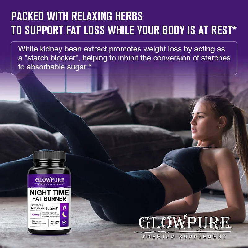 Powerful Natural Night time Fat Burning and Cellulite Weight Loss Pills