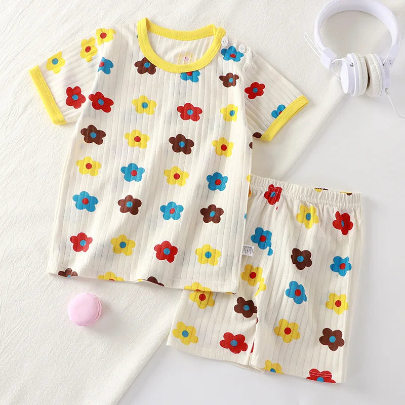 2 Piece Children Clothing Set  Short Sleeve