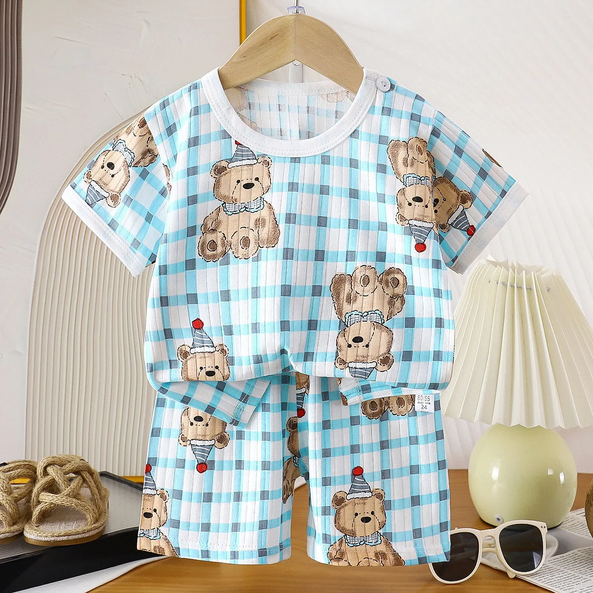 2 Piece Children Clothing  Short Sleeve