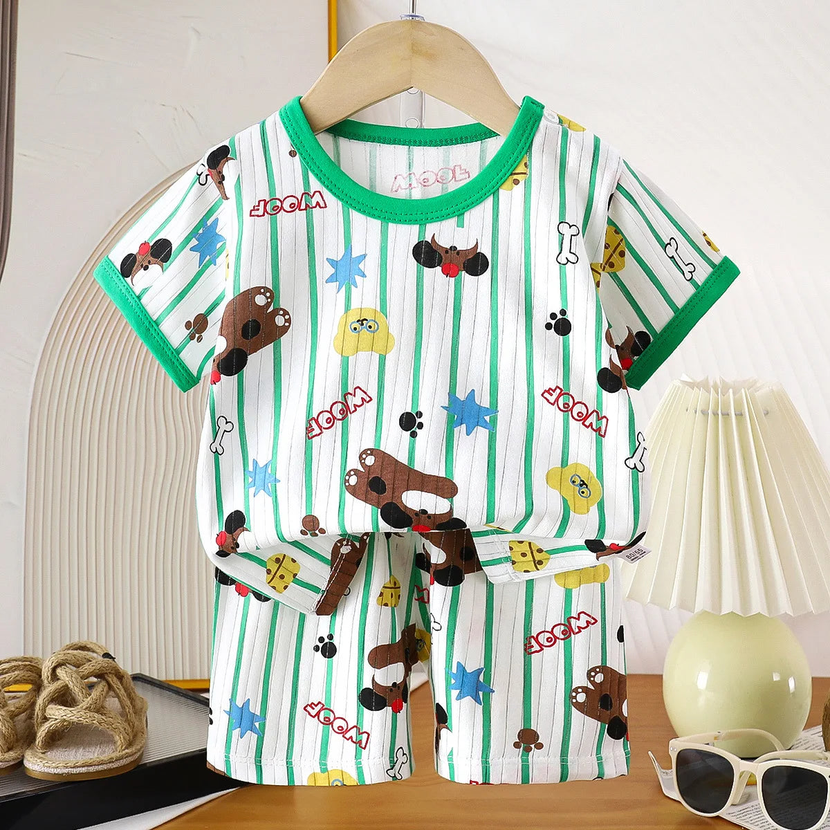 2 Piece Children Clothing  Short Sleeve