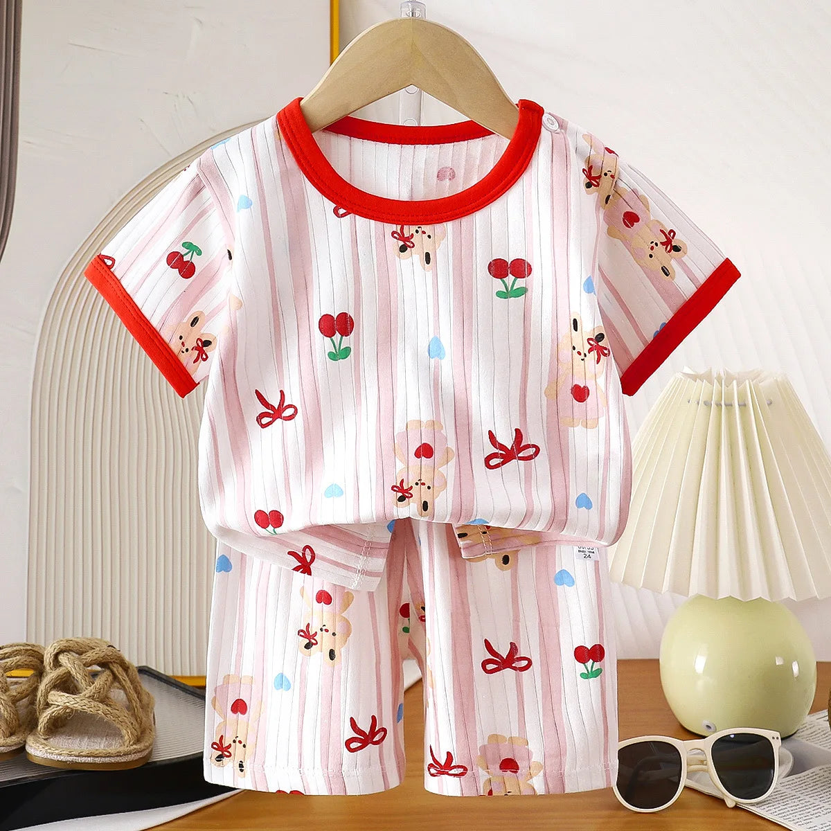 2 Piece Children Clothing Set  Short Sleeve