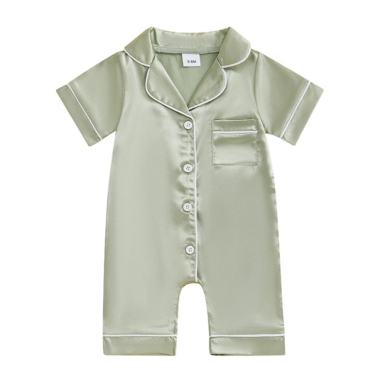 Gender Neutral Satin Pajamas