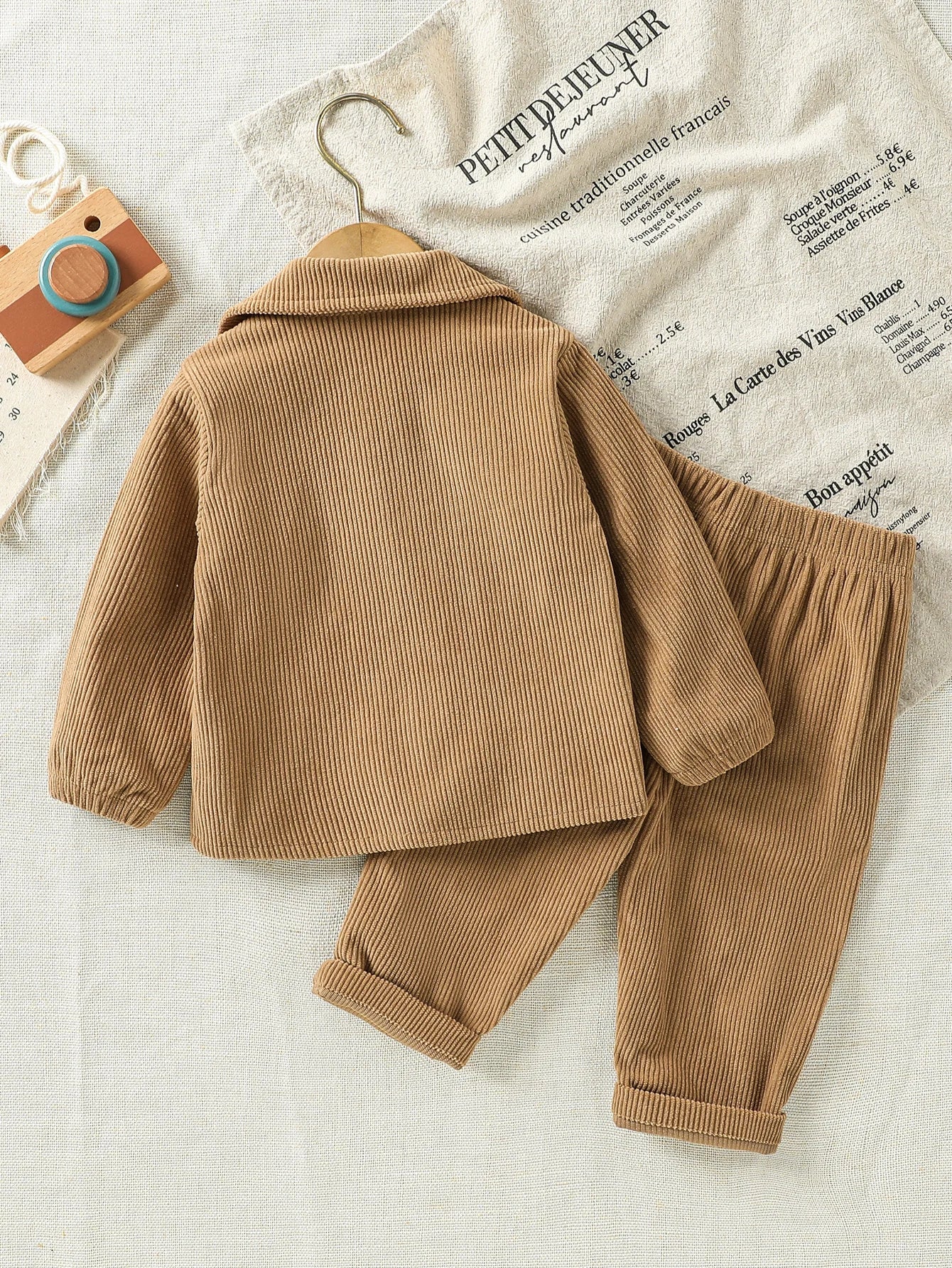 Baby Boy Jacket and Pants Two-Piece Set
