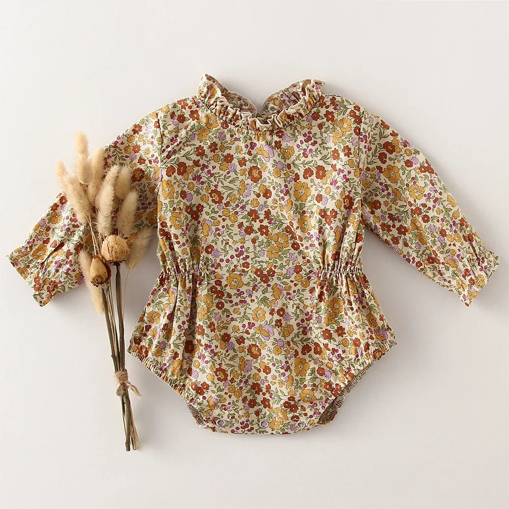 Baby Girl Long Sleeve Romper