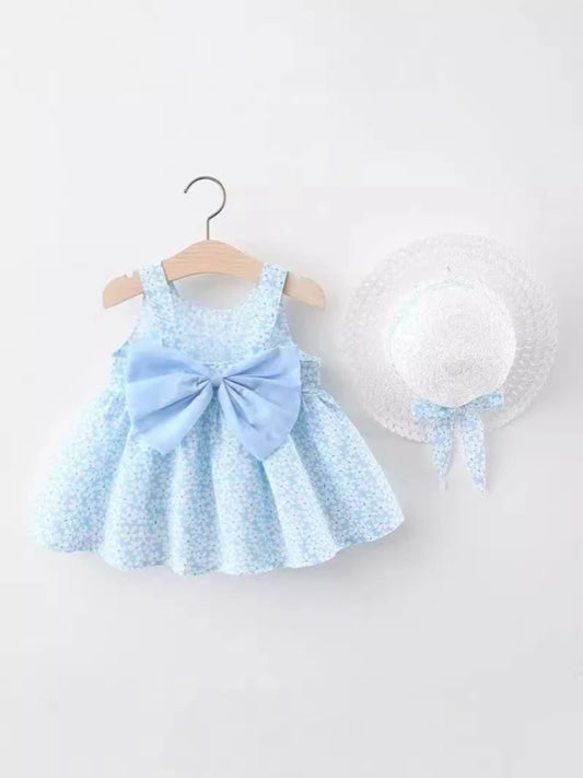 Baby Girl Dress And Hat