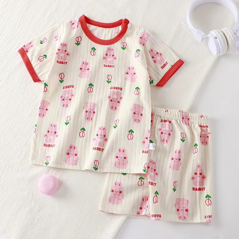 2 Piece Children Clothing Set  Short Sleeve