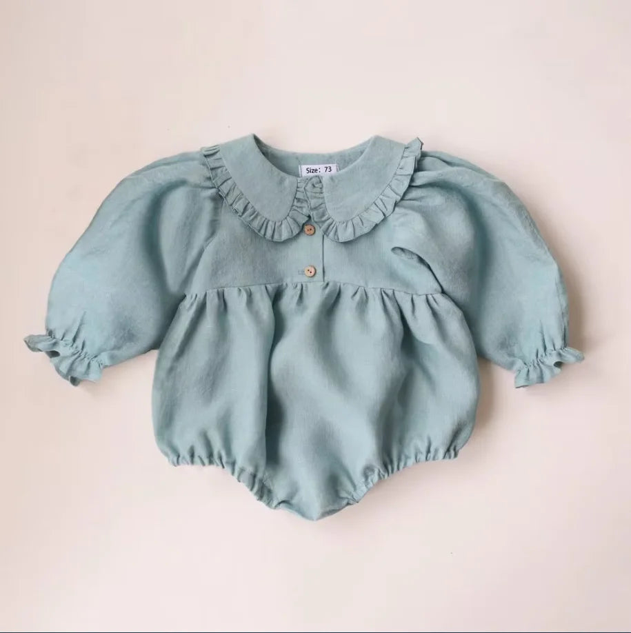 Baby Girl Long Sleeve Romper